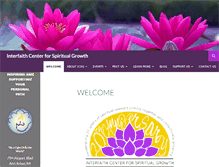 Tablet Screenshot of interfaithspirit.org
